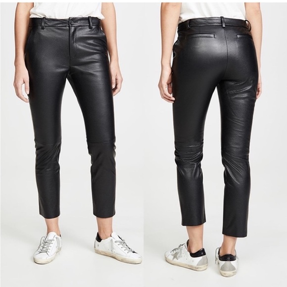 Nili Lotan Montauk Leather straight leg pants. Size 2. - Picture 16 of 16